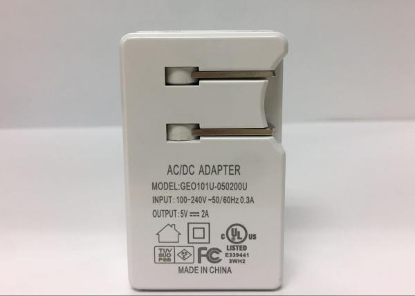 Energy Saving 2.4 Amp USB Wall Charger , Customized Quick USB Power Charger