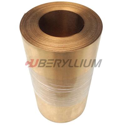 Força de fadiga alta do rendimento das tiras 0.1mmx200mmx1000mm do berílio do cobre C17410