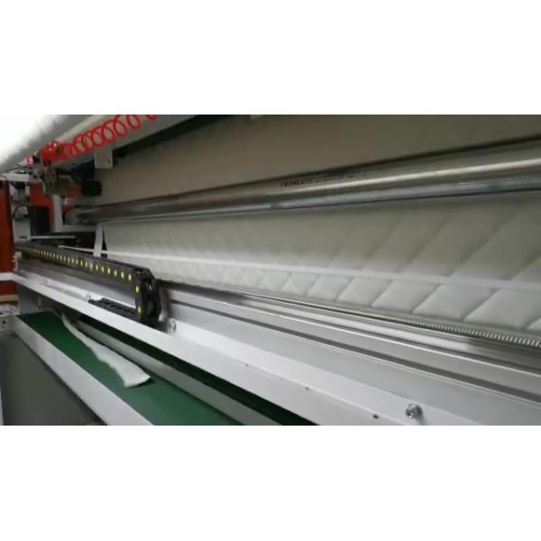 96 Inch 128 Inch Ultrasonic Commercial Textile Fabric Cutting Machine