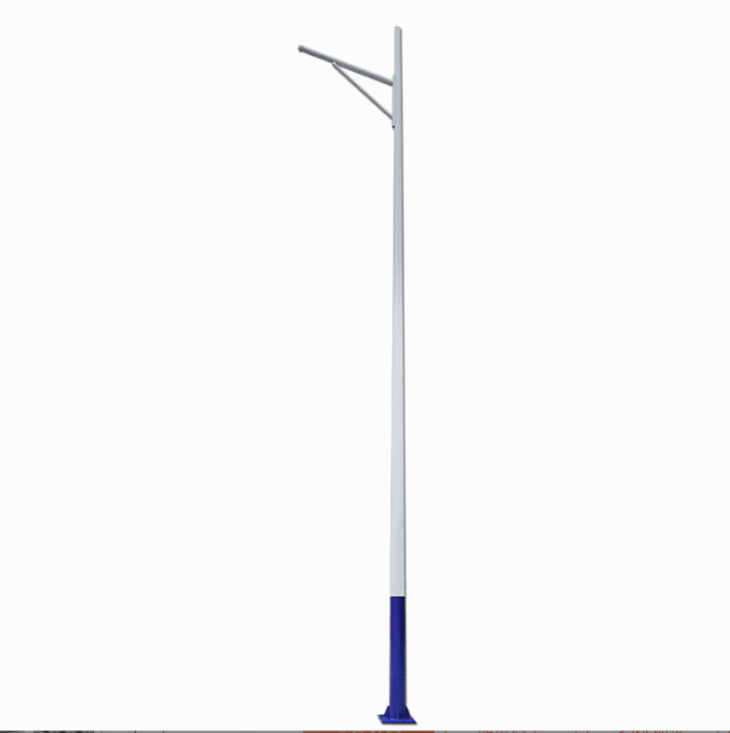 solar street lamp pole 3-12 meters single/double arm for outdoor lighting solutions