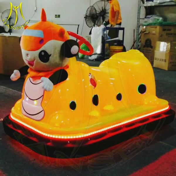 Hansel amusement park electric plastic battery indoor kids bumper car