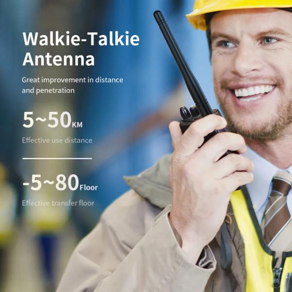 50 Ohm Impedance High Gain Dual Band Walkie Talkie Antenna for VHF UHF Communication