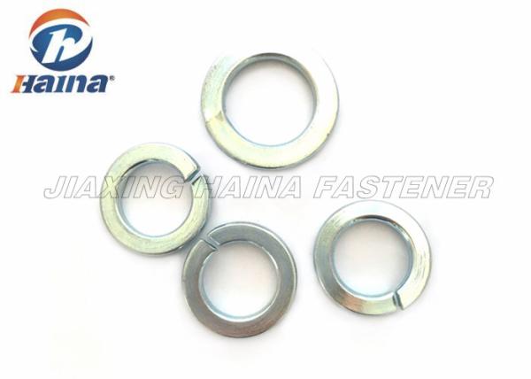 Split Spring Washer For Railway , Anti Loose Split Ring Washer With Square Ends