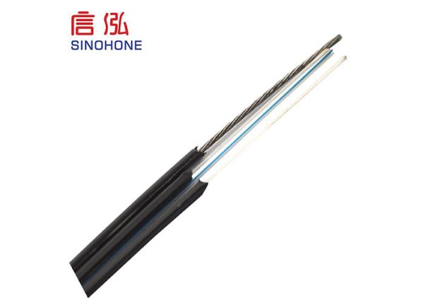 FTTH Aerial Duct Drop Indoor Fiber Optic Cable Bow Type Self Supporting Stretch Proof
