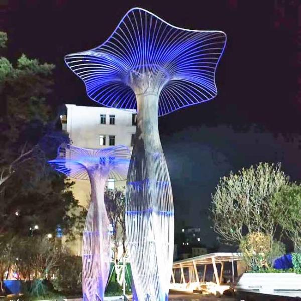 орнаменты сада гриба металла 316l ваяют антиржавейную стойкость