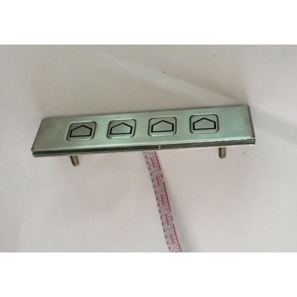 ATM Machine Side Function Industrial Keypad 4 Key Stainless Steel Material