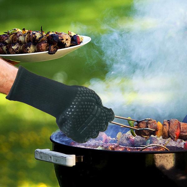 1472F Heat Resistant Barbecue Gloves BBQ Grill Supplies Fireproof Gloves For Grilling