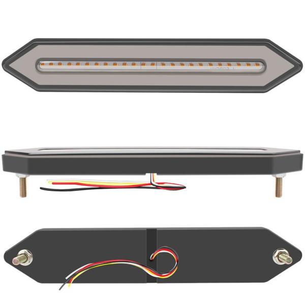 Red Yellow 24V Universal LED Tail Light Pilot Lamp For Car For Motorcycle