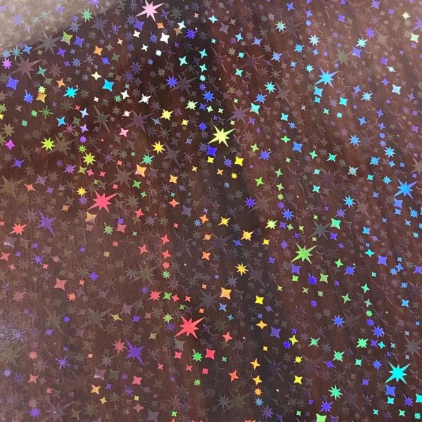 Transparent Holographic Cold Lamination Film 17 Micron Clear Holographic Film For Packaging