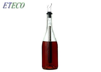 Leak Proof Wine Bottle Chiller Stick , Acrylic Spout Stainless Steel Beer Chiller Stick
