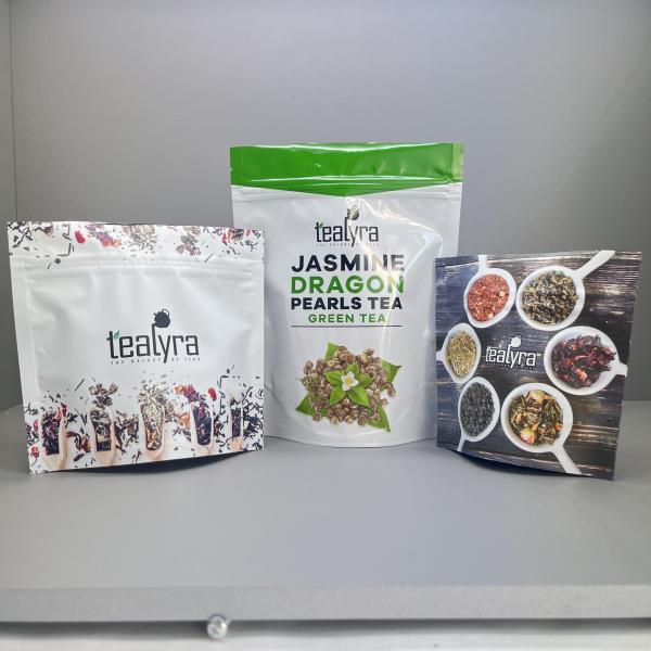 Доказательство запаха напечатало стойку Mylar вверх по мешкам застегивает на молнию сумку чая упаковывая