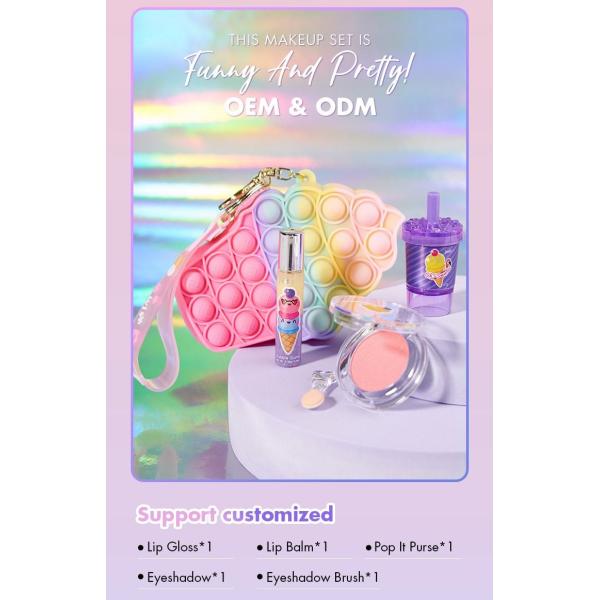 Premium Play Makeup Kit Childrens Make Up Sets For 4 Year Olds Customizable