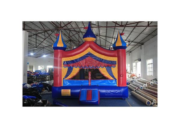 Bright Color Inflatable Backyard Bounce House For Kids 4.75 * 4.75 * 4.25m