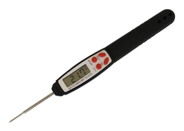 Fast Reading Food Waterproof Digital Thermometer C/F Switchable With Probe Sheath