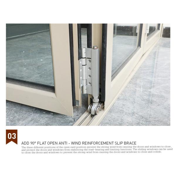 Exterior Anodized 1.3mm Aluminium Bifold Doors
