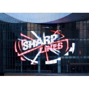 фильм окна экрана приведенного AC265V 800W/Sqm 4000CD/sqm прозрачный стеклянный привел экран