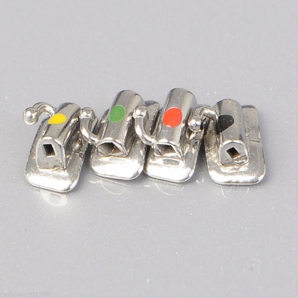 Bondable Dental Teeth Braces Non Convertible Type With Laser Mark
