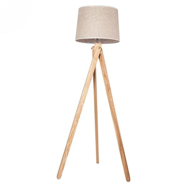 Home Lighting Fabric Lamp Shade Wooden Standing chinese floor lamp（WH-WFL-11)