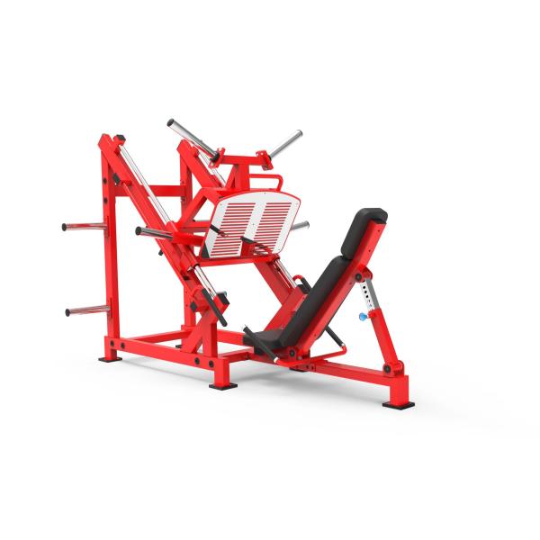 Weight Plates Gym Pipe Wall Thickness 2mm 45 Degree Hack Squat Machine