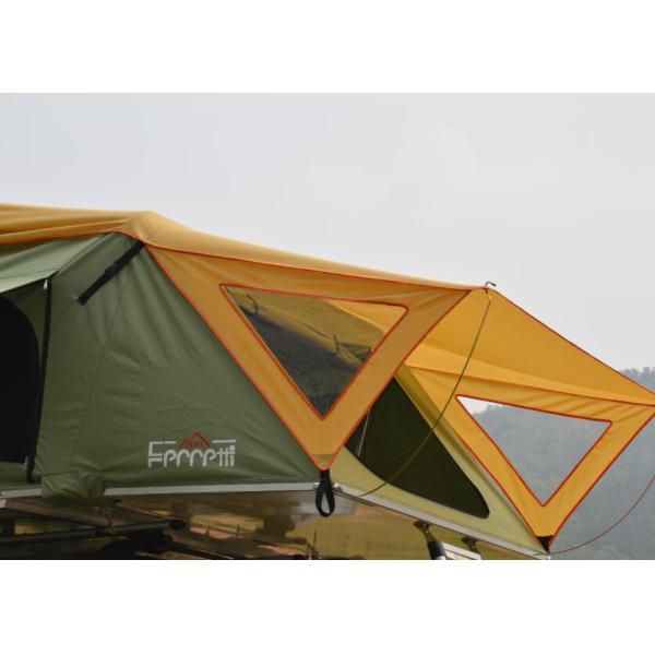 Grey Car Roof Top Tent for Vehicle Diy 4 Person Camping Area 2.4 Square Meters