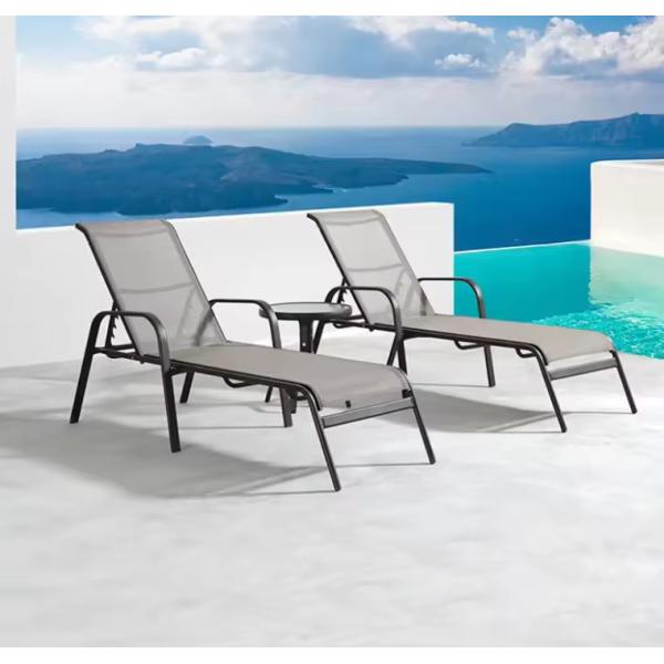 Outdoor Beach Sun Lounger with Customized Design and Foldable Feature