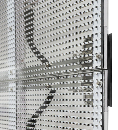 Transparent LED Display Digital LED Screen Full Color Panel Glass Signage