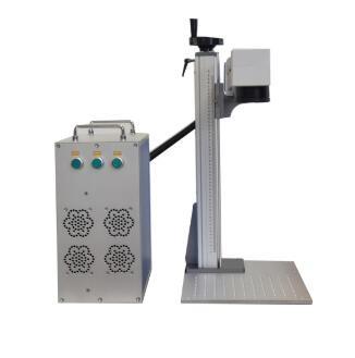 10w Metal Fiber Laser Marking Machine With Ezcad , Small Portable Laser Engraving Machine