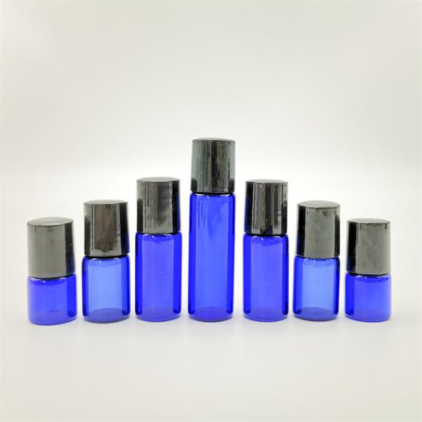 1ml 2ml 3ml 5ml Colored Glass Roller Bottles For Essential Oil