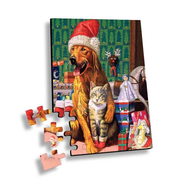 100 головоломка части пластиковая 3D линзовидная печатая для сувенира