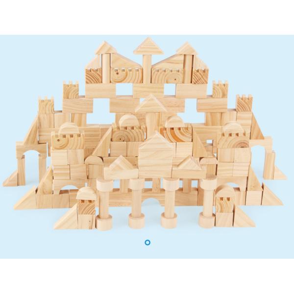 Montessori Education Wooden Grains Stacking Building Blocks Kindergarten Children Early Childhood Parenting Kids Toys