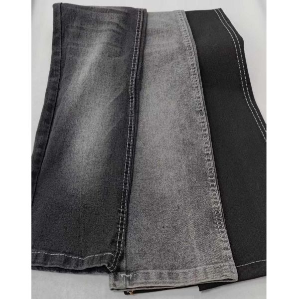 Heavy weight 11oz Black/Black with full width 180cm 7*16/70 Denim fabric JSD3320A for men jeans