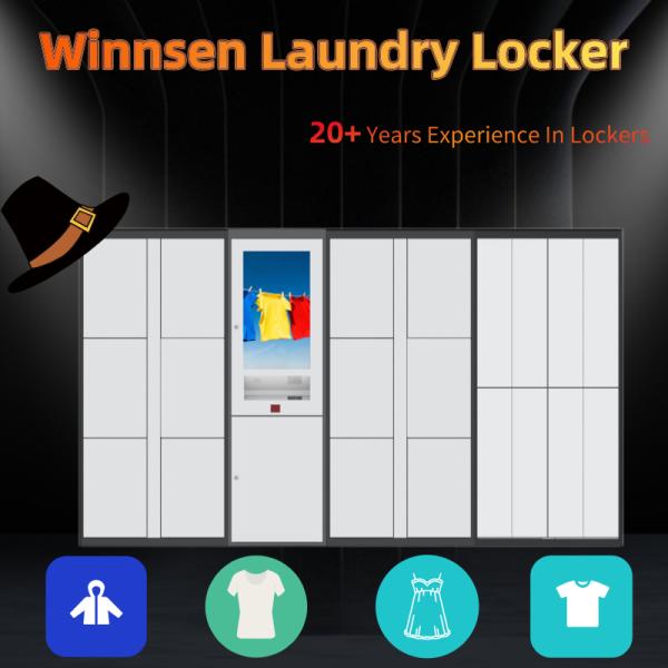 32 Inch Touch Screen Efficient Laundry Locker Solution For Any Location