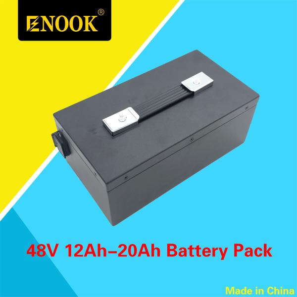 Enook 48V 20Ah E Bike Battery Pack 250W / 350W / 500W 1000 Times Cycle Life