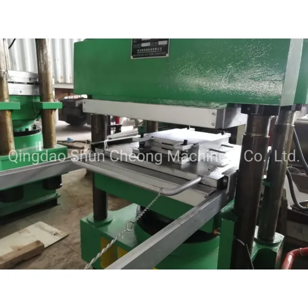Automatic Grade 100 Ton Rubber Compression Molding Machine with 600X600 Plate Size for Car Gasket Production
