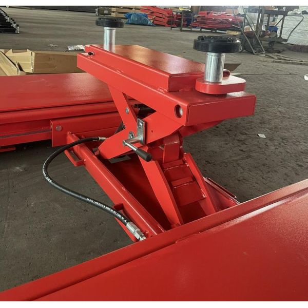 Low profile alignment scissor lift with 2 pcs sliding crossbeam jack rolling jack 5T 4.5M runway AA-ALSL50HC