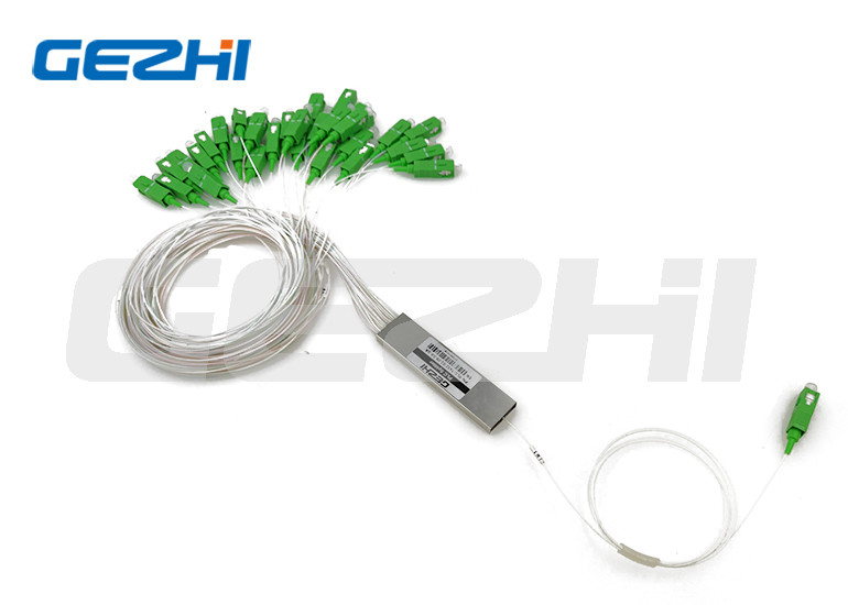 Тип компоненты трубки оптически Splitter SC APC 1x32 стальной оптического волокна пассивные для FTTH