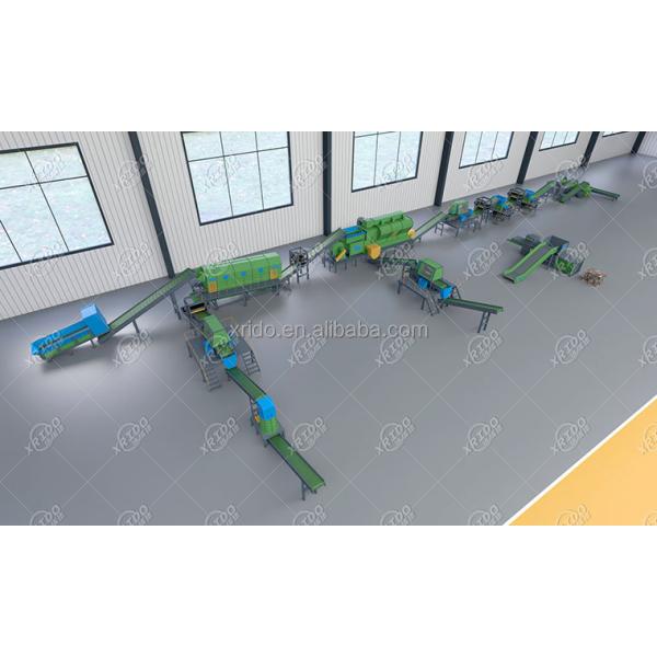 Xrido Robotic Arm Garbage Sorting Machine for Solid Waste Recycling