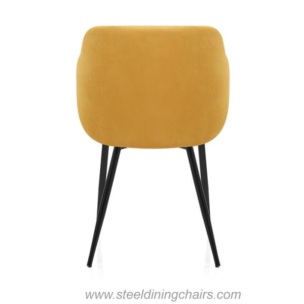 Wood Painted	83cm 50cm Metal Upholstered Dining Chair For Hotel Kitchen