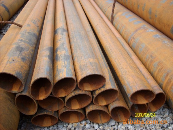 Ellipse Circle Square Rectangle ERW Welded Steel Pipes with Galvanized Oiled and Black Surface Finish