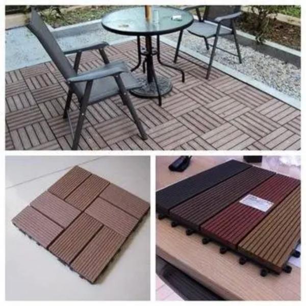 Insect Proof 21mm Outdoor Deck Wood Panels Polished Wpc Waterproof Board