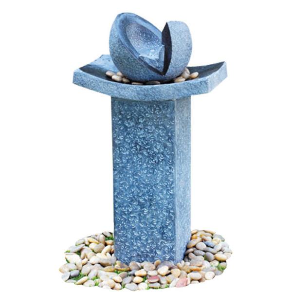 Natural Split Cast Stone Water Fountains With  Fiberglass / Resin Material
