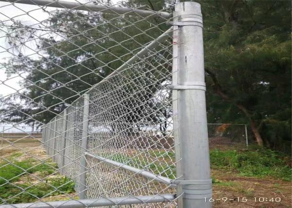 Chain link mesh fabric 1x1/25.4mmx25.4mm diameter 9GA/3.66mm 11GA/2.95mm High security for residnetial and Commerical