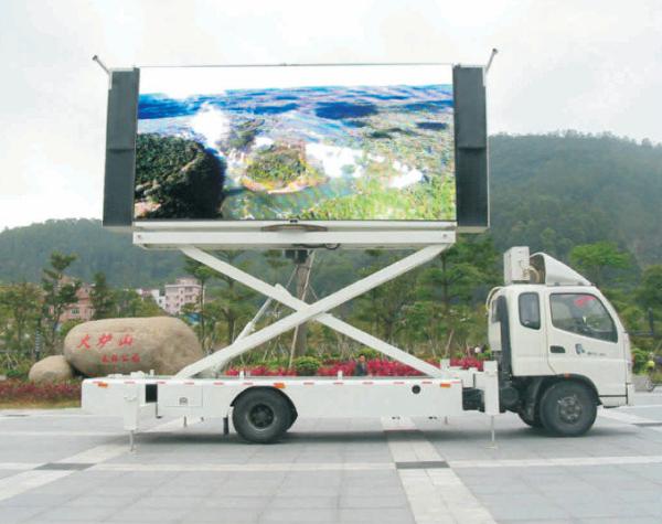 Rental HD Video Truck Mounted LED Display for Advertising High Brightness
