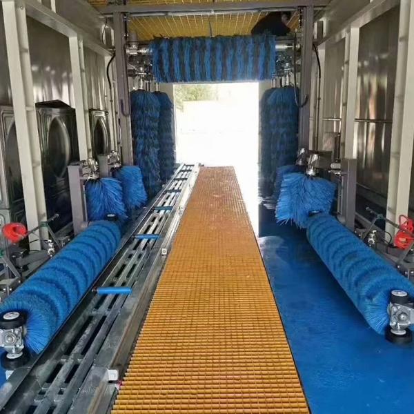 3300кг/ 8,5м3 Бесприкосновная машина для стирки автомобилей 2 минуты Быстрое время стирки Без щетки