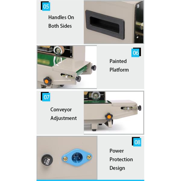 DUOQI FR900 Горизонтальный тепловой пластиковый мешок для автоматического уплотнения автоматического уплотнения
