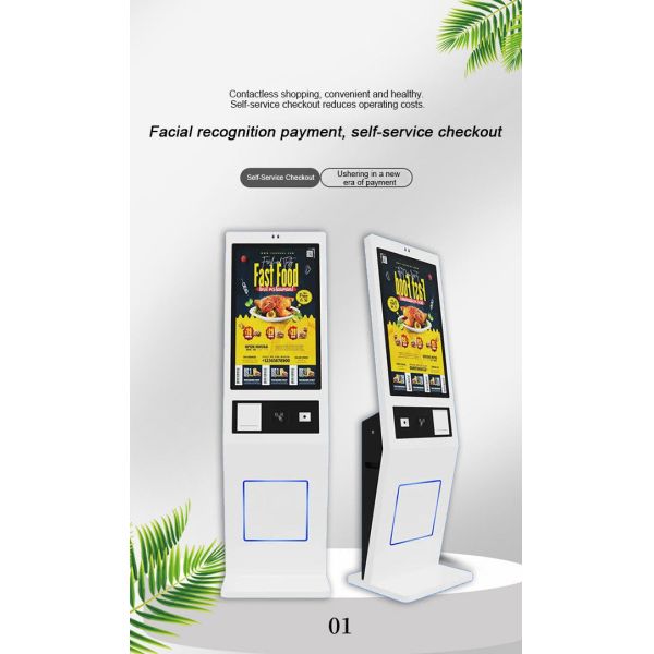 27 Inch Automated Best Self Ordering Kiosks All-in-One for Retail Dining and Entertainment Venues