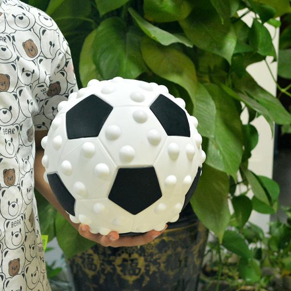 Brinquedos educacionais da inquietação de Toy Football Shape Stress Balls das crianças do relevo da ansiedade