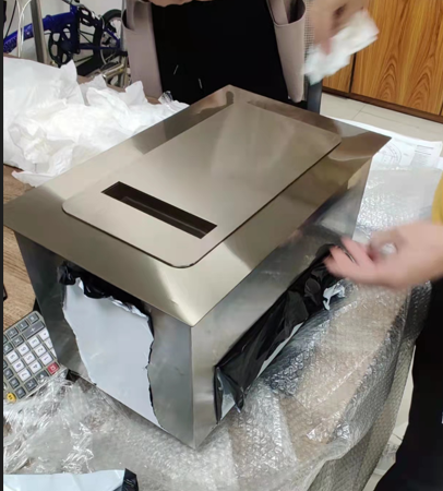 Нержавеющая сталь ледяной колодец для бара Молотный шампанский