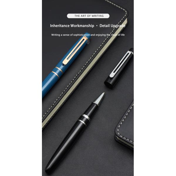 Escuela de oficina bolígrafo de bola de rodillo de metal de 0,5 mm bolígrafo de gel promocional de regalo publicitario