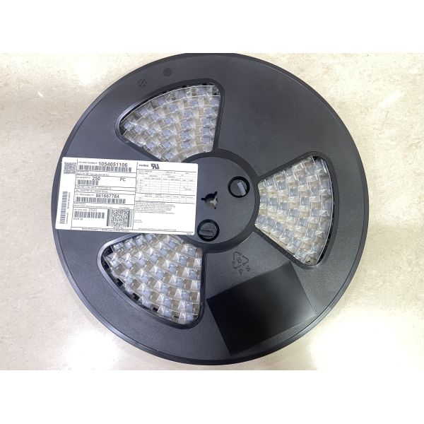 105405-1106 6 Position 1.25mm Pitch Wire-to-Board Connector Crimp Housing Receptacle Type Panel Mount Friction Lock UL 1066 V-0 for LED Lighting and Automotive